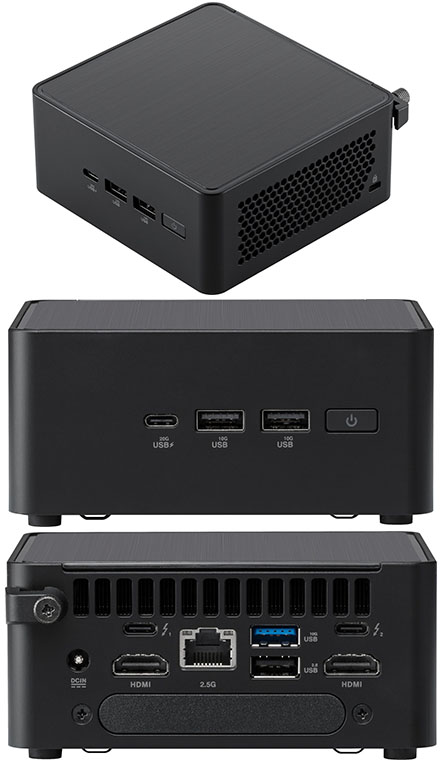 ASUS NUC14RVHi3 (Intel Core 3 100U, 2C+4c/8T, up to 4,7GHz, 2x HDMI, 2x Thunderbolt 4)