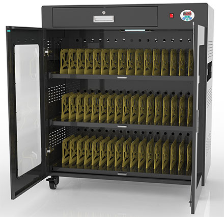 CHARGE30 Classroom (30 devices multi charging cabinet, Lockable, UV disinfection)