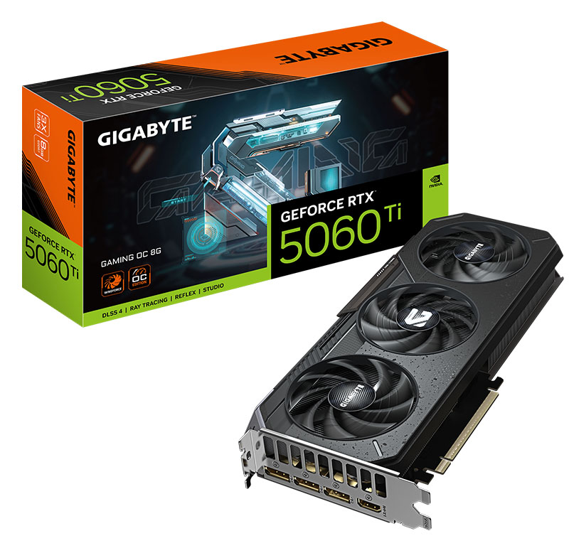 GIGABYTE GeForce RTX 5060 Ti GAMING OC 8GB [GV-N506TGAMING OC-8GD]
